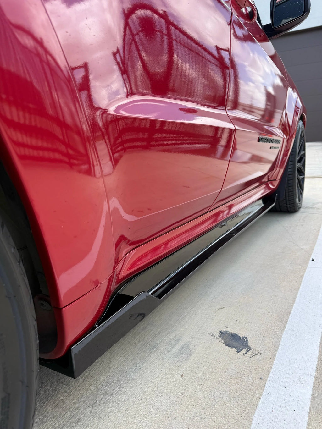 Jeep Grand Cherokee Side Skirts Gloss Black 2 Pc