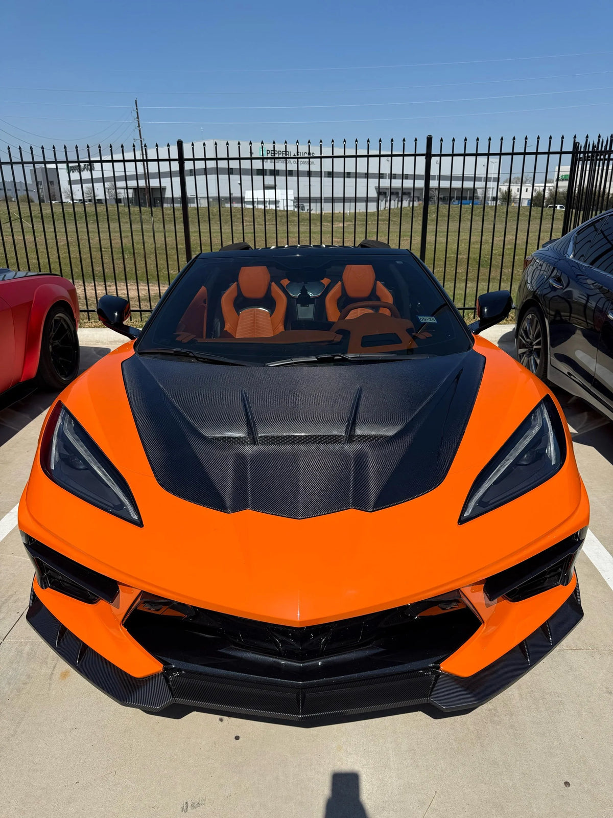C8 2020-2026 CORVETTE CARBON ZR1 STYLE HOOD FITS ALL MODELS
