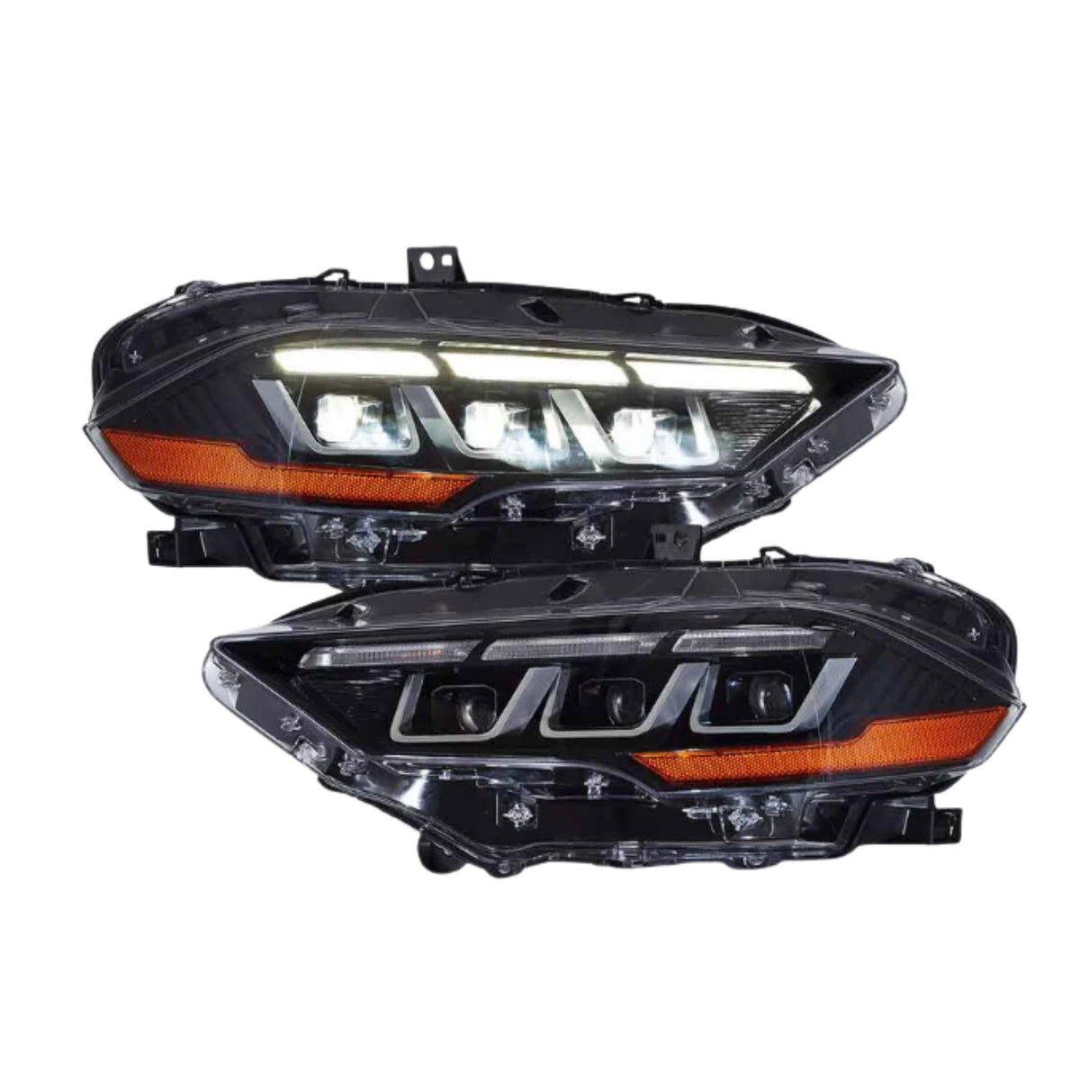 Mustang White Headlights 2018-23