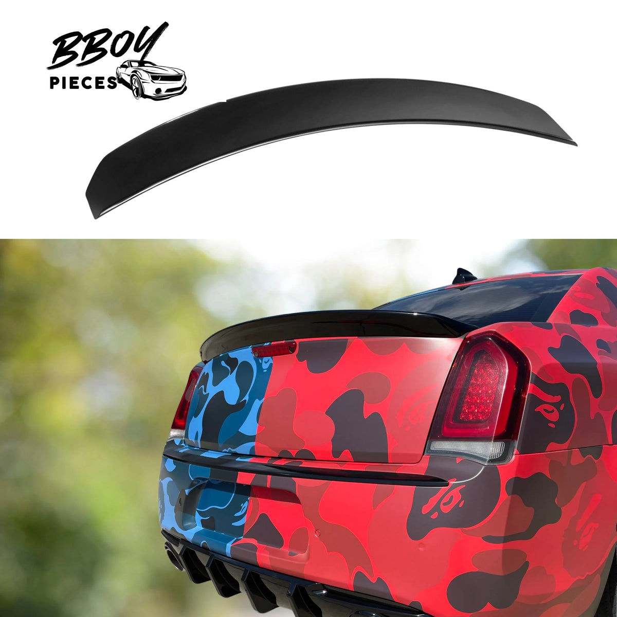 BBOY Pieces — Chrysler 300 Trunk Spoiler SRT Style