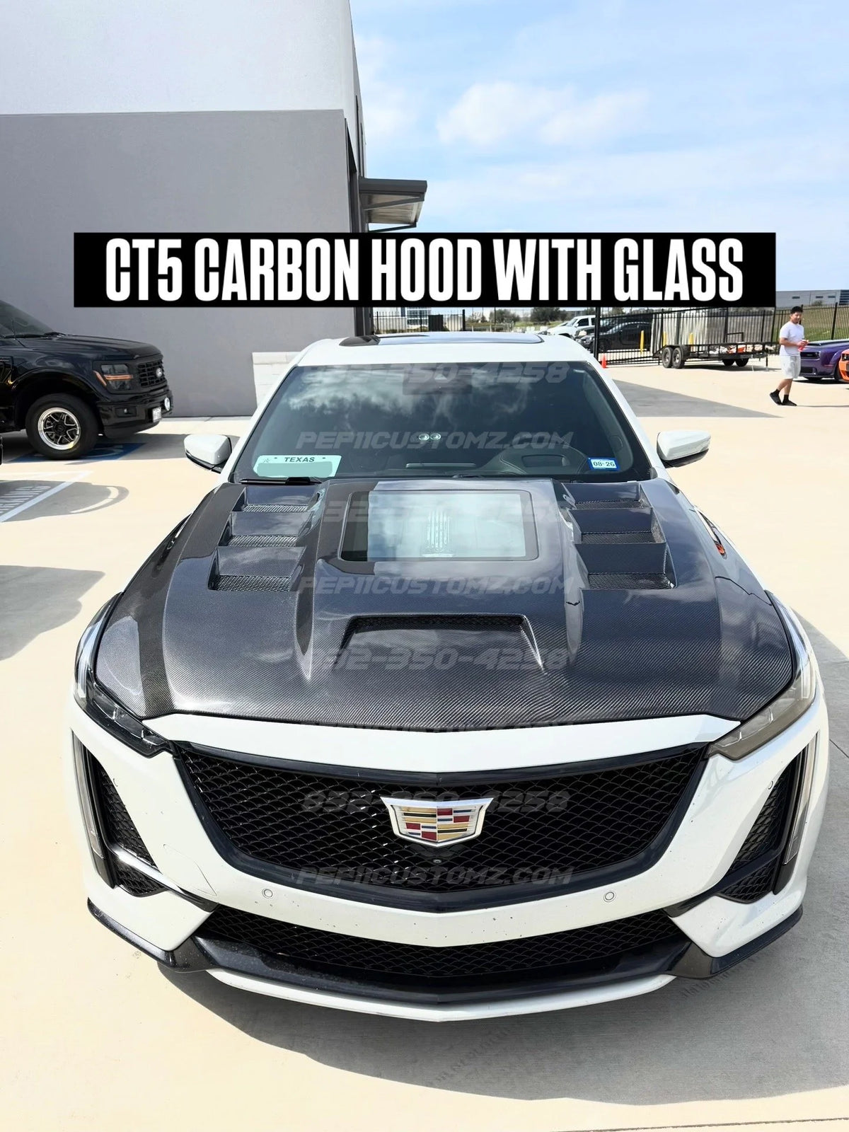 CT5 CADILLAC TERIANTOR WITH GLASS WINDOW CARBON HOOD LOCAL PICK UP ONLY (Pickup Only)
