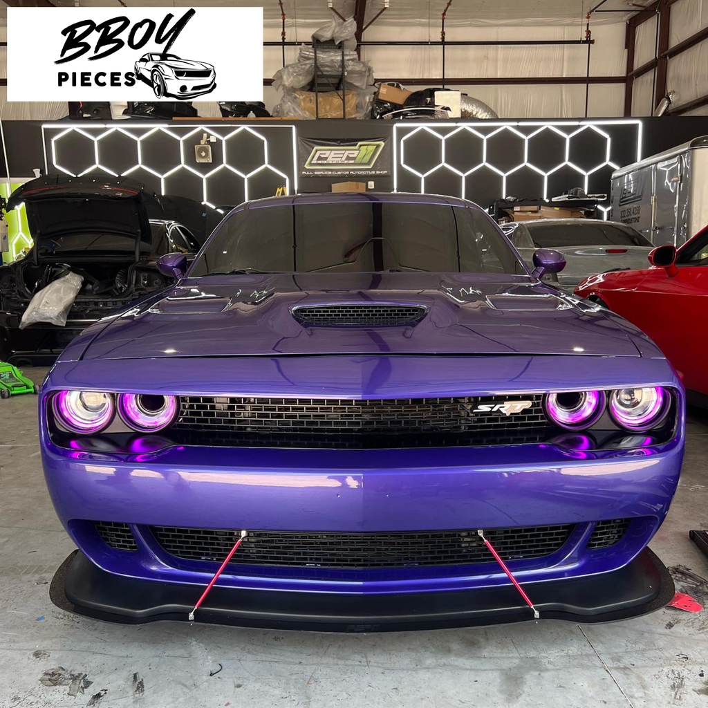 2015-2023 Dodge Challenger RGB Color Change Headlights (Non Flow) Plug N Play with Halogen Bulbs — BBOY Pieces