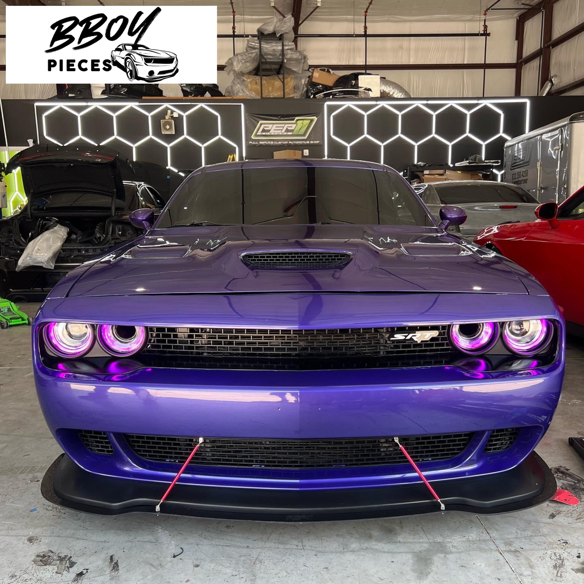 2015-2023 Dodge Challenger RGB Color Change Headlights (Non Flow) Plug N Play with Halogen Bulbs — BBOY Pieces