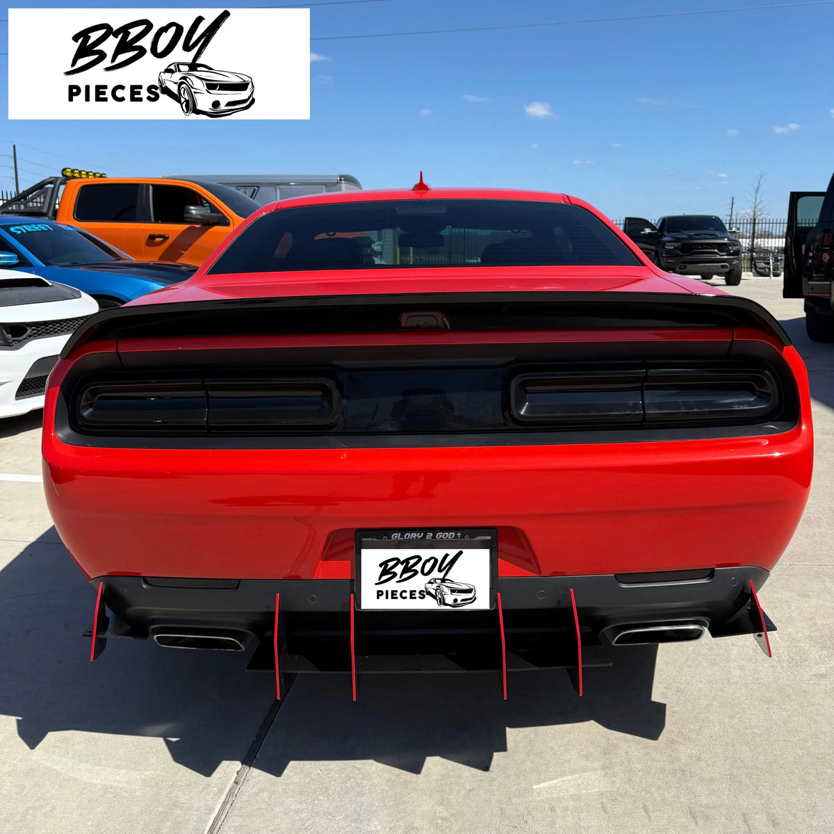 BBOY Pieces — Challenger Trunk Spoiler - Redeye Style