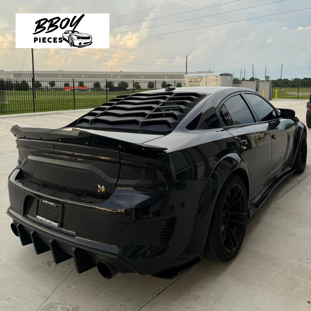 BBOY Pieces — Dodge Charger Rear Window Louver