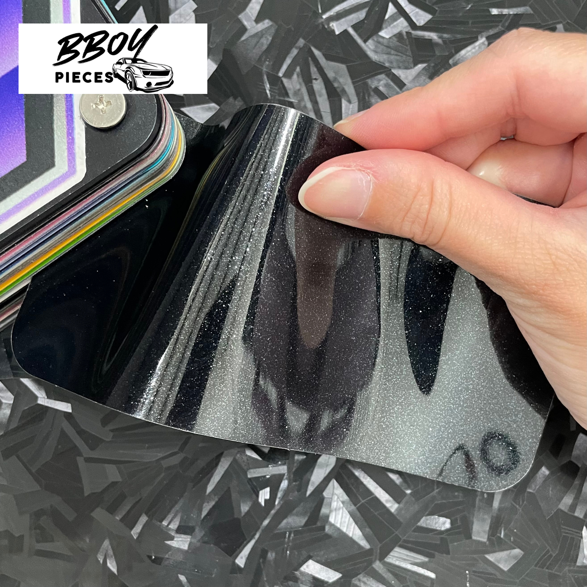 Super Gloss Rolls-Royce Obsidian Black - BBOY Pieces Vinyl Wrap Material (Price does NOT include installation.) — BBOY Pieces