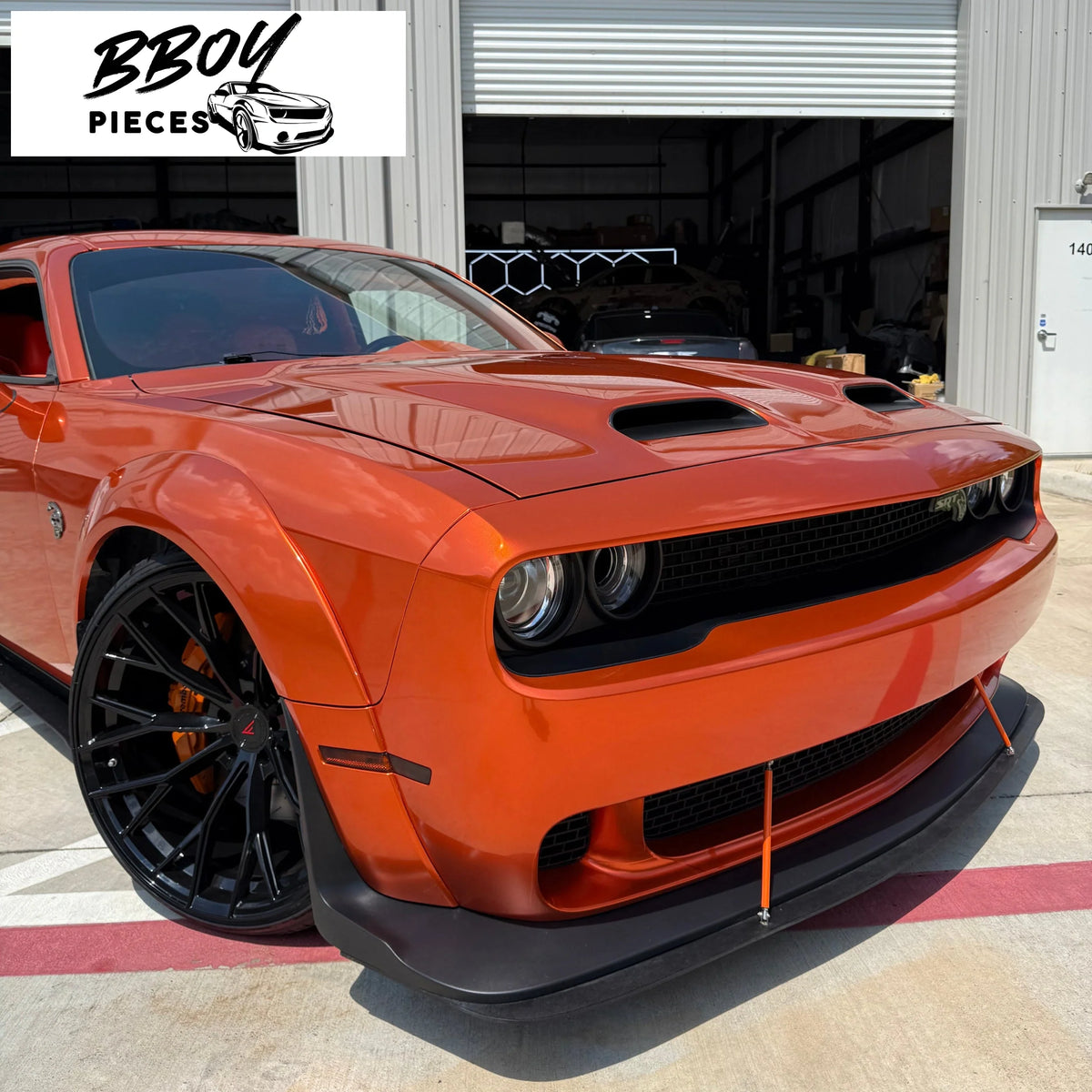 Challenger Widebody BBOY Pieces Front Lip