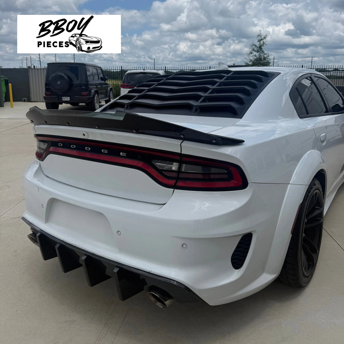 BBOY Pieces — Dodge Charger Rear Window Louver