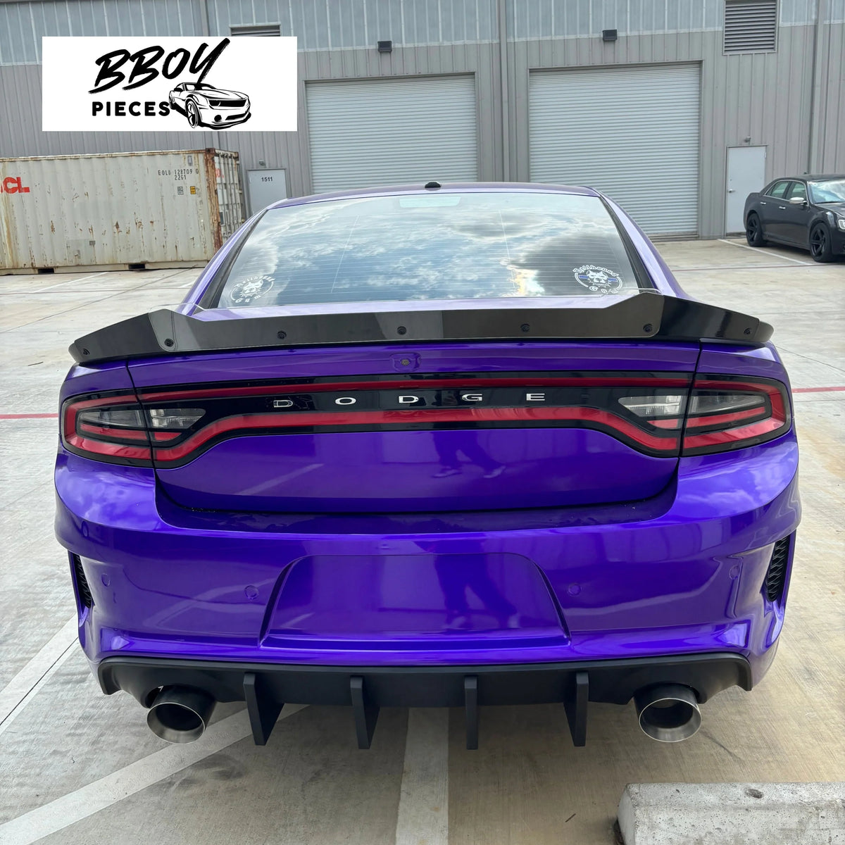 BBOY Pieces — Dodge Charger Spoiler + Wickerbill Combo