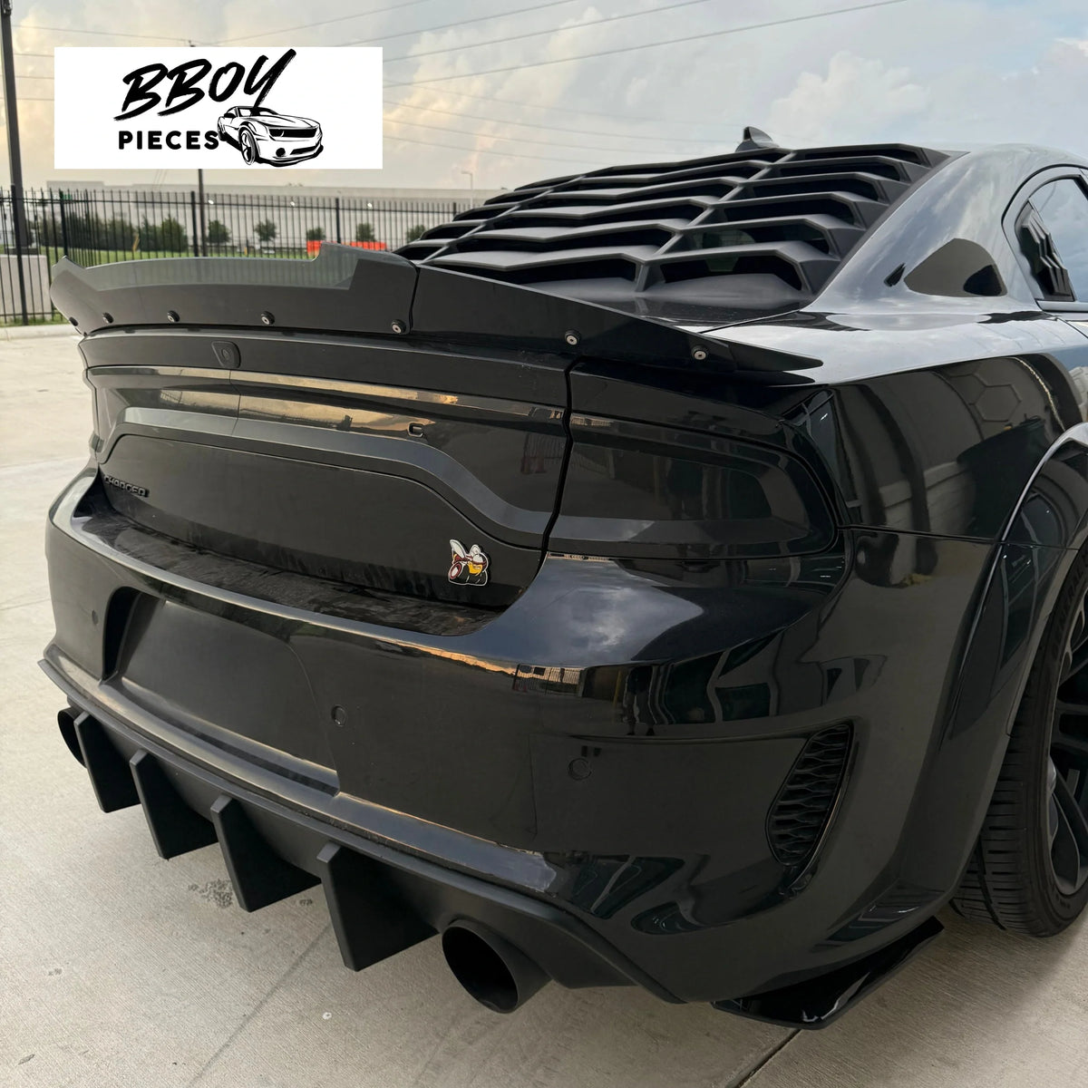 BBOY Pieces — Dodge Charger Rear Window Louver