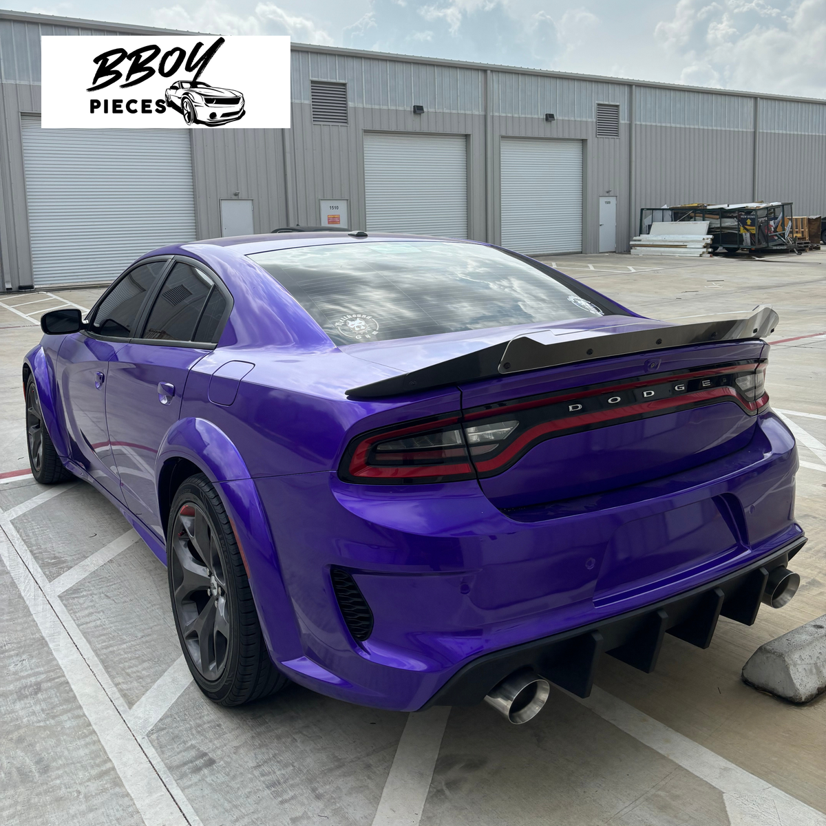 Dodge Charger Spoiler + Wickerbill Combo — BBOY Pieces