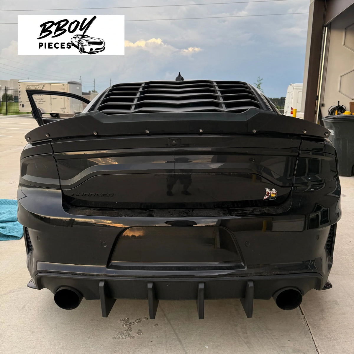 BBOY Pieces — Dodge Charger Rear Window Louver