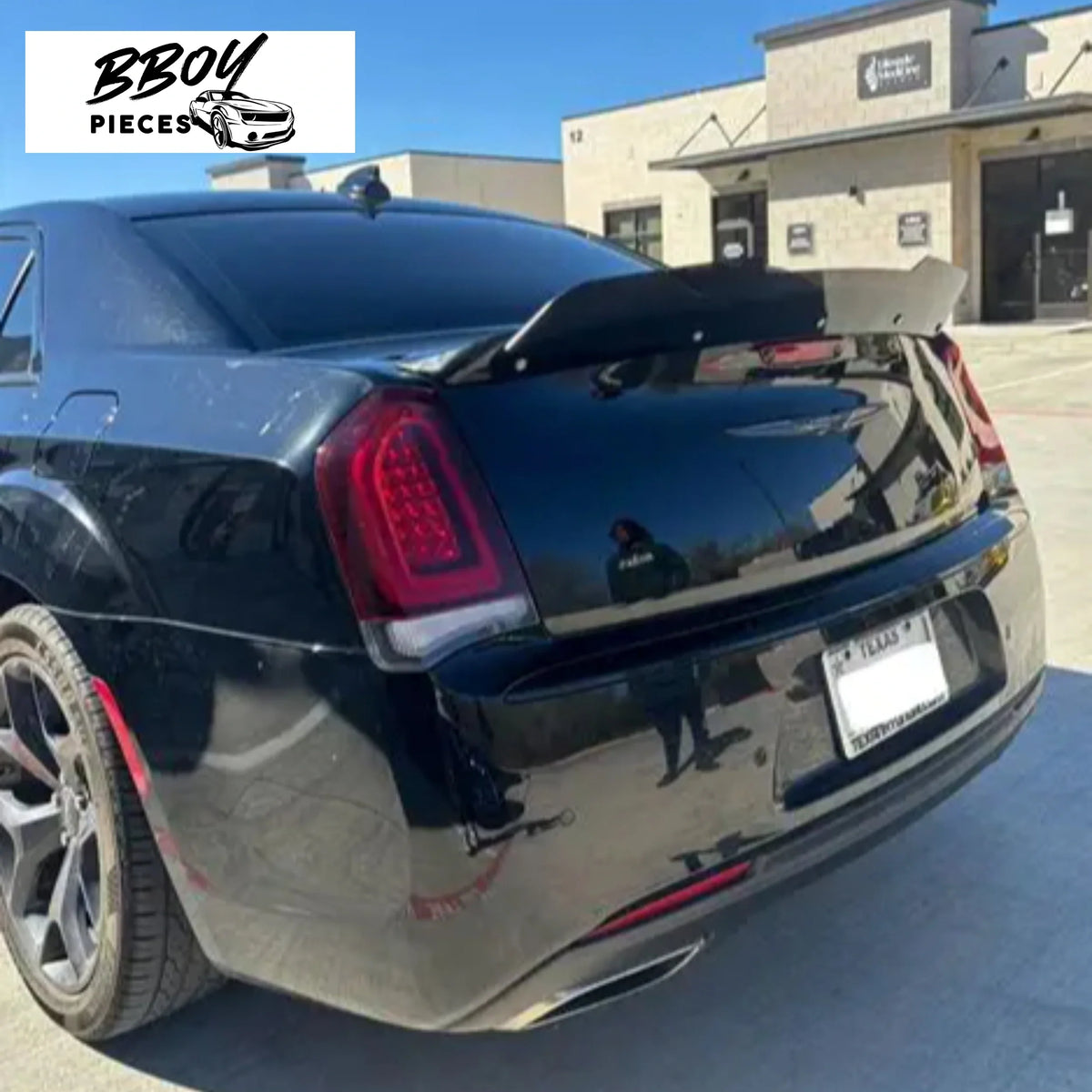 BBOY Pieces — Chrysler 300 Trunk Spoiler + Wickerbill Combo