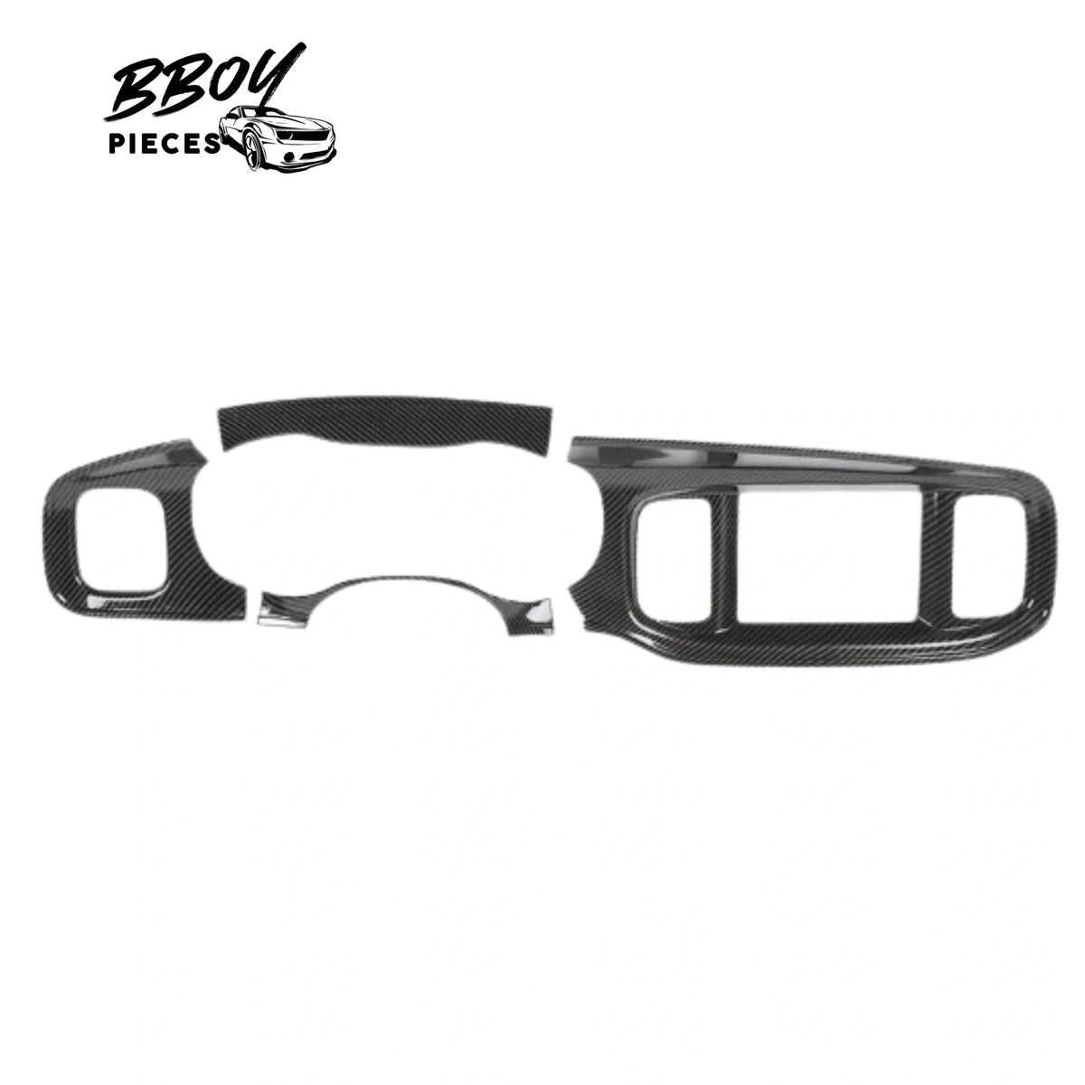 BBOY Pieces — Dodge Charger 2015+ Carbon Fiber Look - Dash Panel Trim Pieces