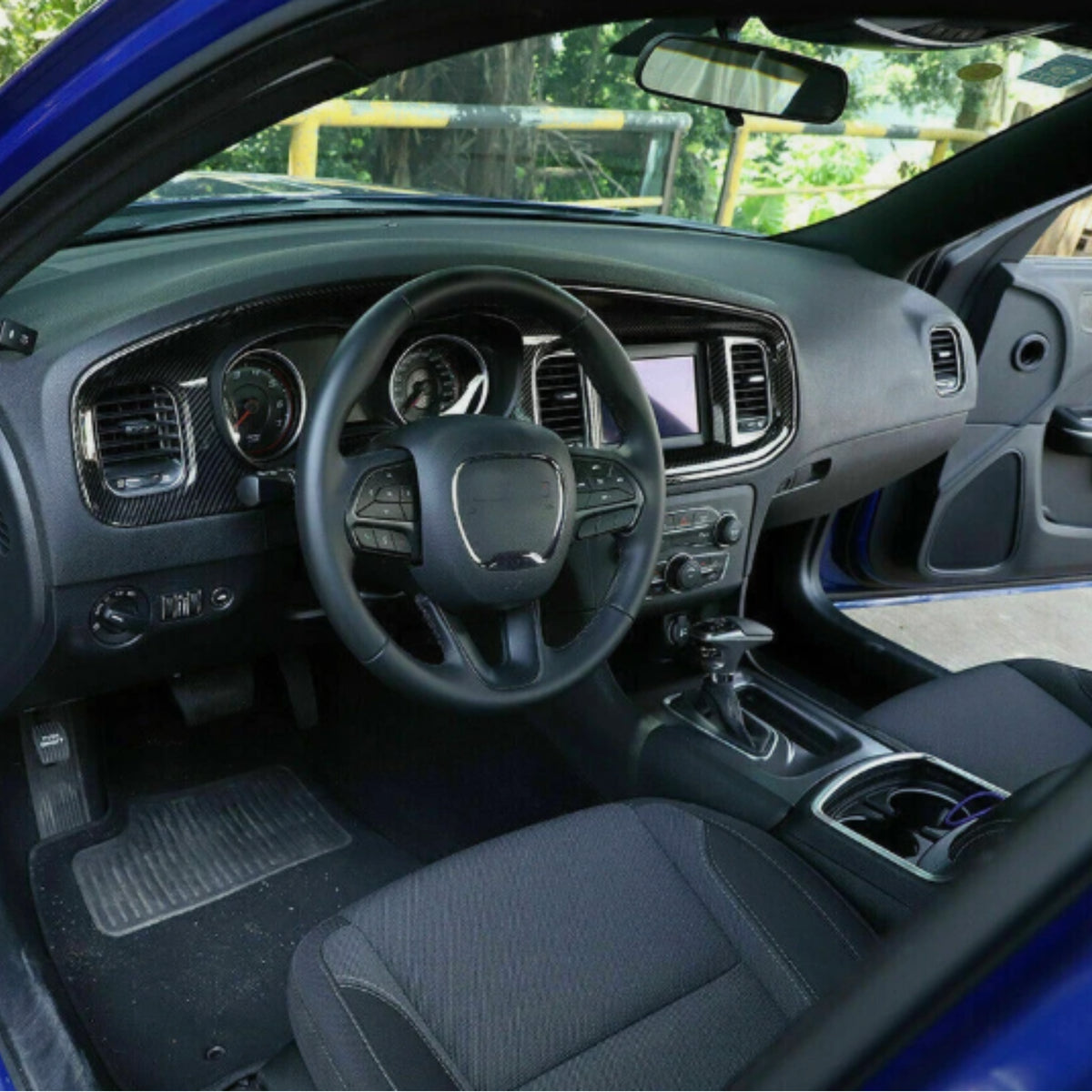 Dodge Charger 2015+ Carbon Fiber Look - Dash Panel Trim Pieces