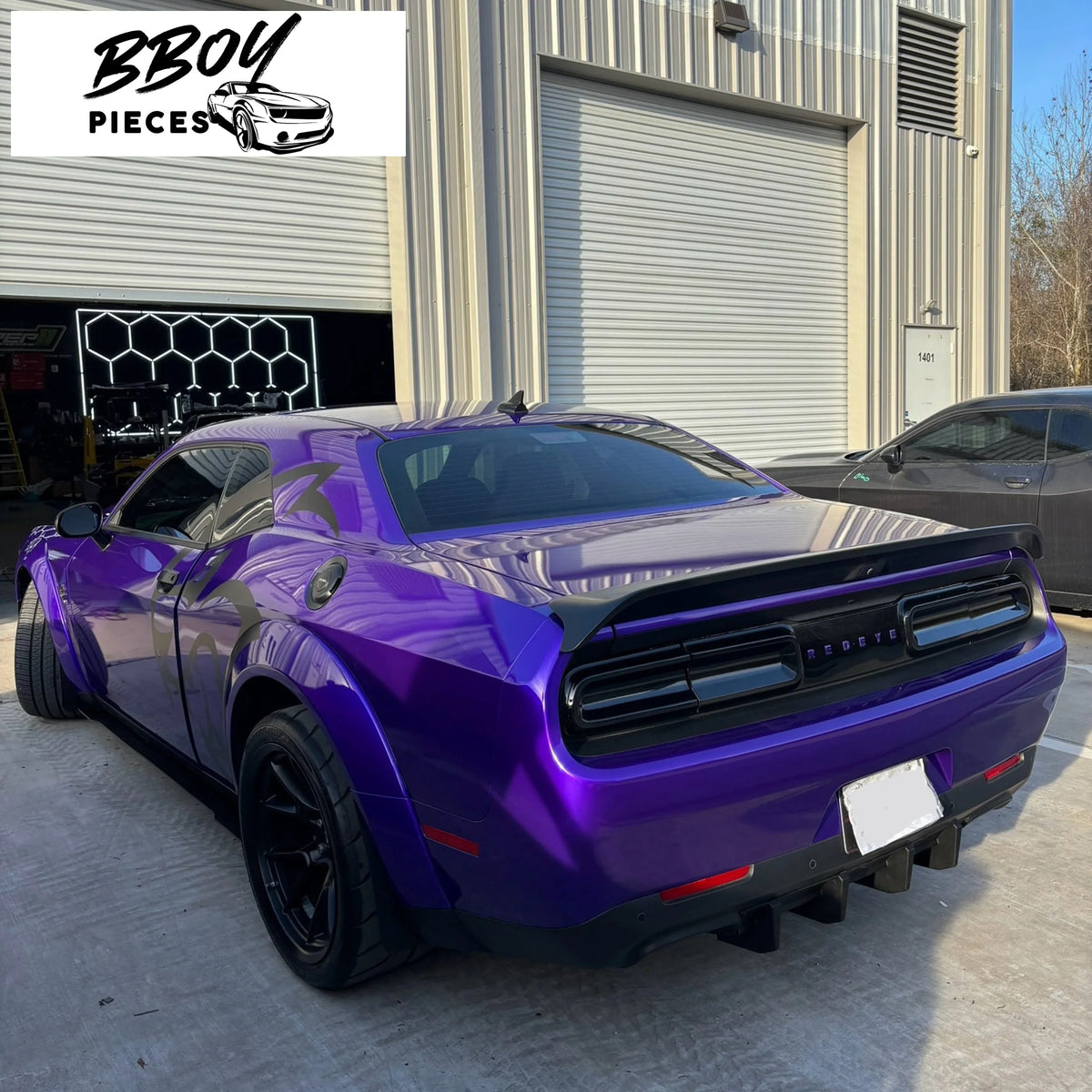 BBOY Pieces — Challenger Rear Diffuser Fin Plate for R/T SRT SXT HELLCAT 2015+