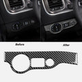 Dodge Charger 2015+ Carbon Fiber Look - Light Knob Area Bezel Cover Piece