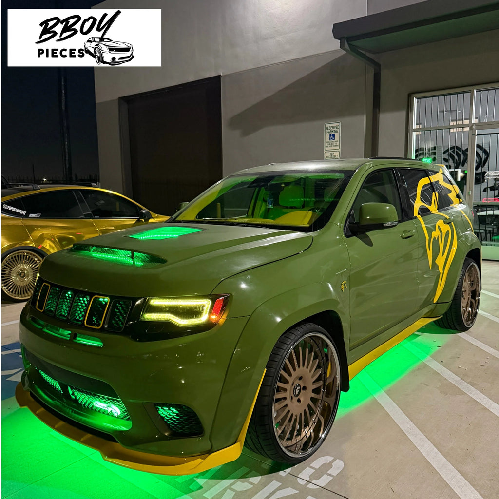 BBOY Pieces — Jeep Grand Cherokee Multicolor Flow Series Headlights 2014-2021 XB MORIMOTO
