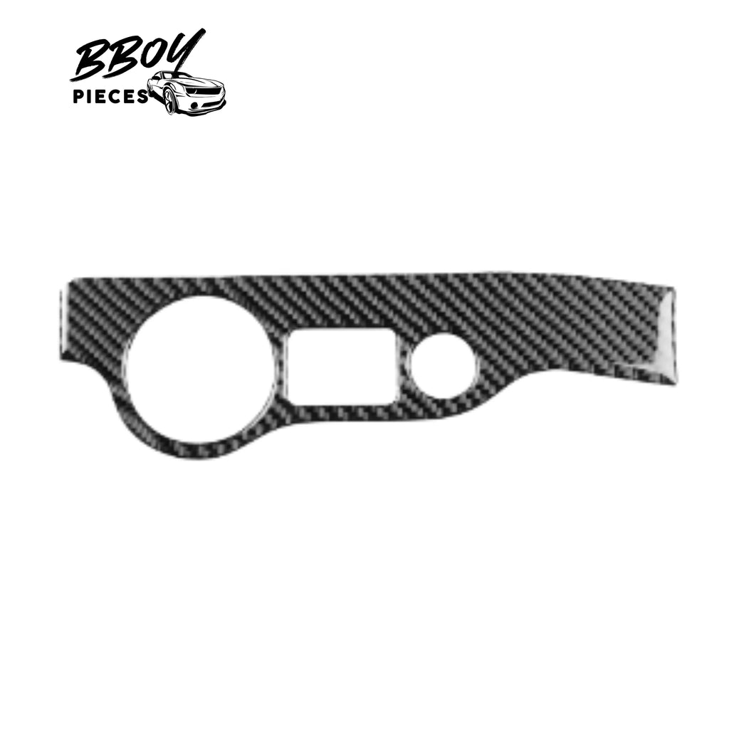 BBOY Pieces — Dodge Charger 2015+ Carbon Fiber Look - Light Knob Area Bezel Cover Piece