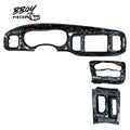 BBOY Pieces — Charger 2015-23 Forged Carbon Fiber White Flakes Interior Trim Full Replacements