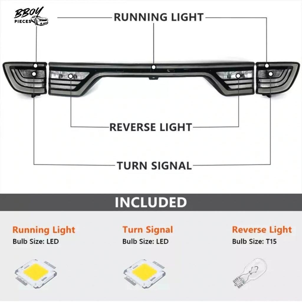 BBOY Pieces — Durango Clear Lens Tail Lights