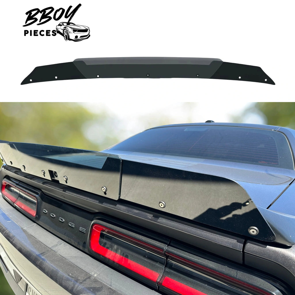 BBOY Pieces — Challenger 2 Piece Wickerbill for Pre-existing trunk spoiler