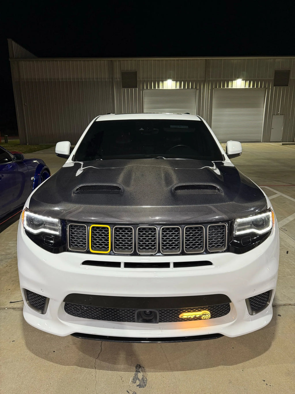 Jeep Grand Cherokee Redeye Style Carbon Fiber Hood (Pickup Only)