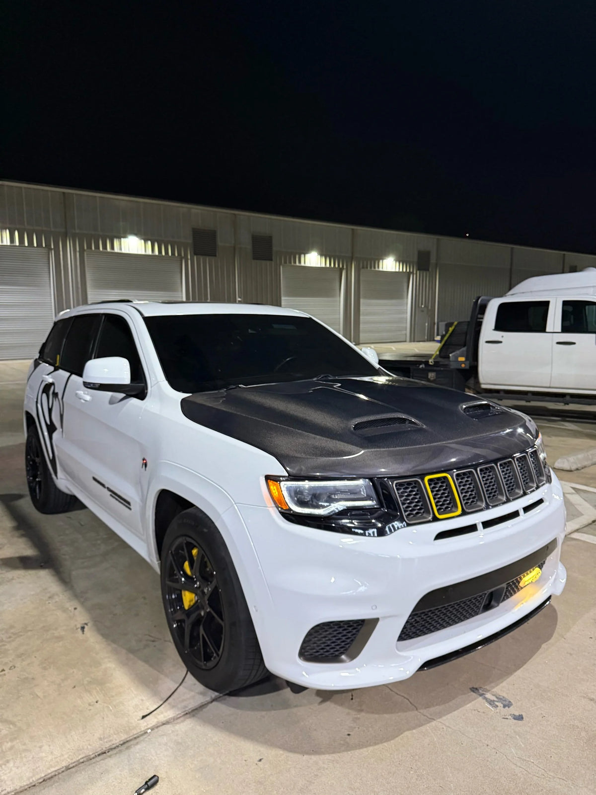 Jeep Grand Cherokee Redeye Style Carbon Fiber Hood (Pickup Only)