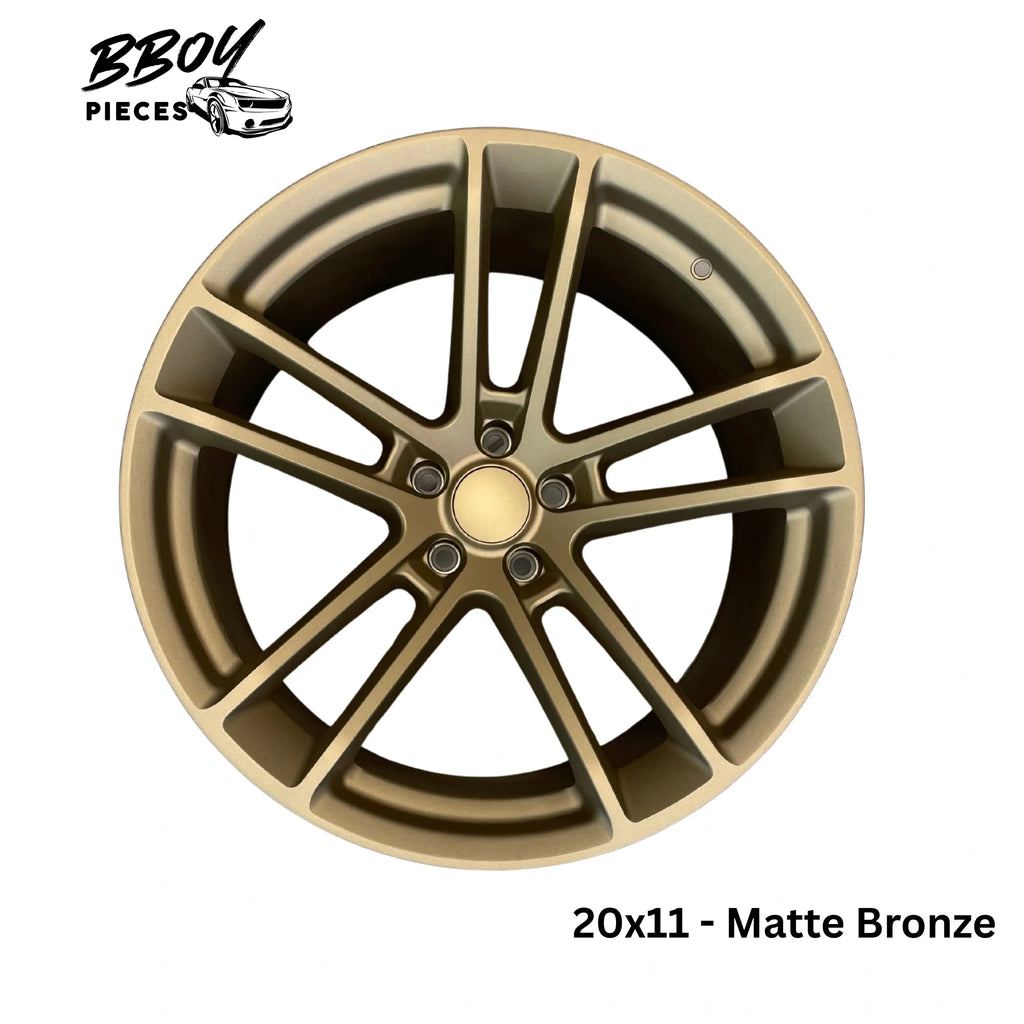 BBOY Pieces — Bronze Hellcat 2 Style Wheel Rims (20″x11″, -2.5 Offset, 5×115 Bolt Pattern