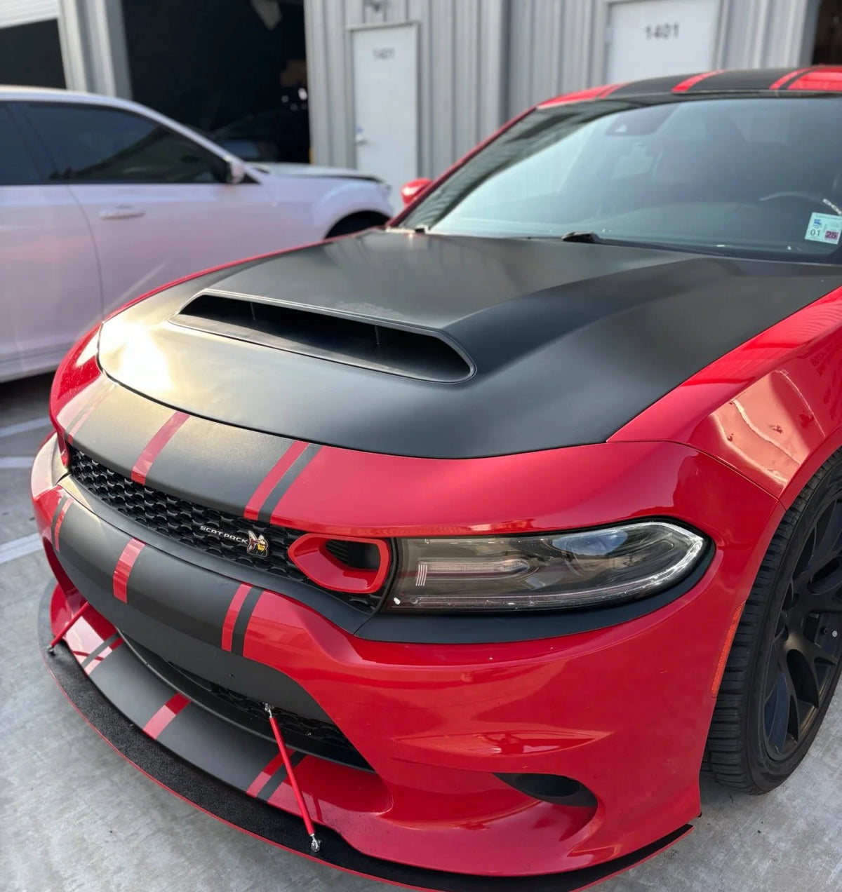 Charger Demon Style Hood