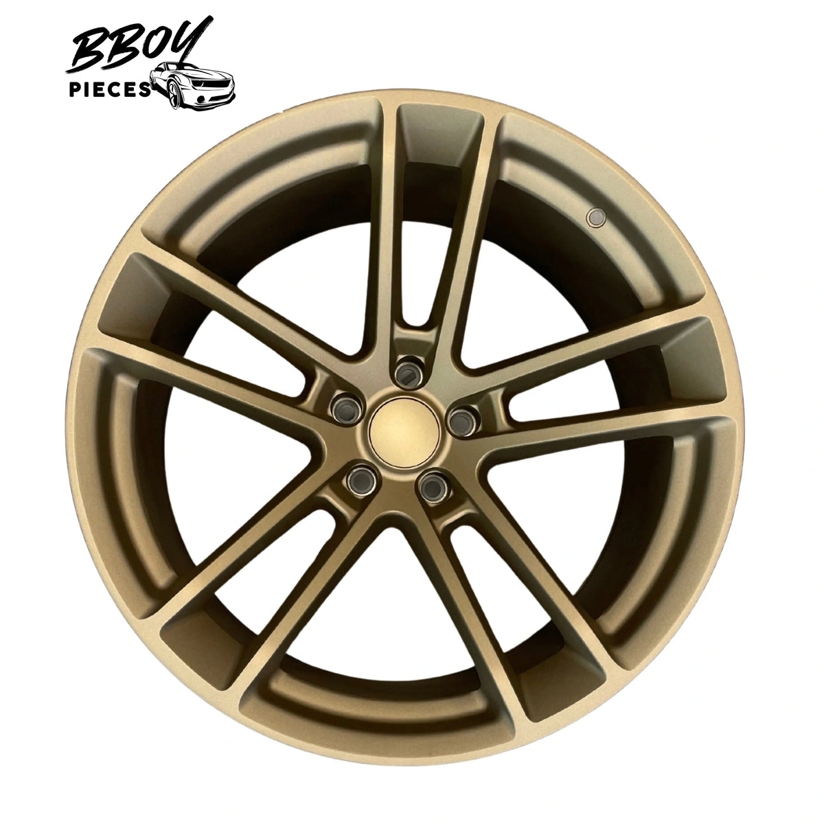 BBOY Pieces — Bronze Hellcat 2 Style Wheel Rims (20″x11″, -2.5 Offset, 5×115 Bolt Pattern