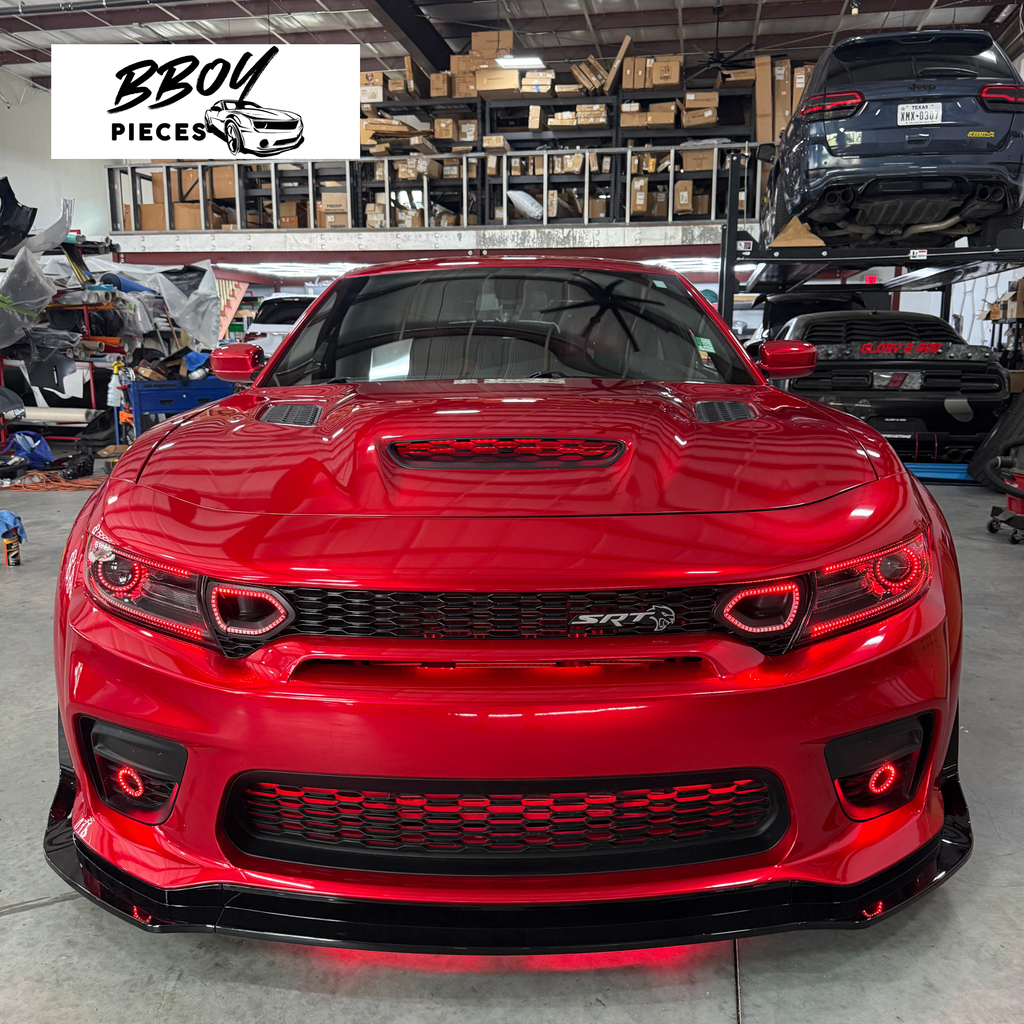 Dodge Charger RGB Led Snorkel Inserts-Bluetooth solid Color + Flow — BBOY Pieces