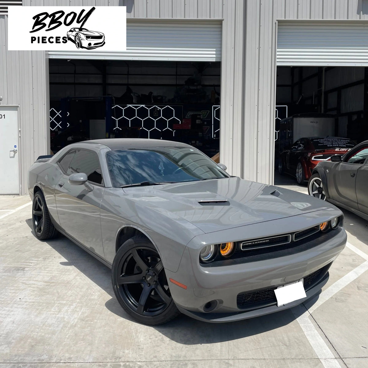 BBOY Pieces — 5 Spoke Style Matte Black Wheel Rims (20″x9.5″)