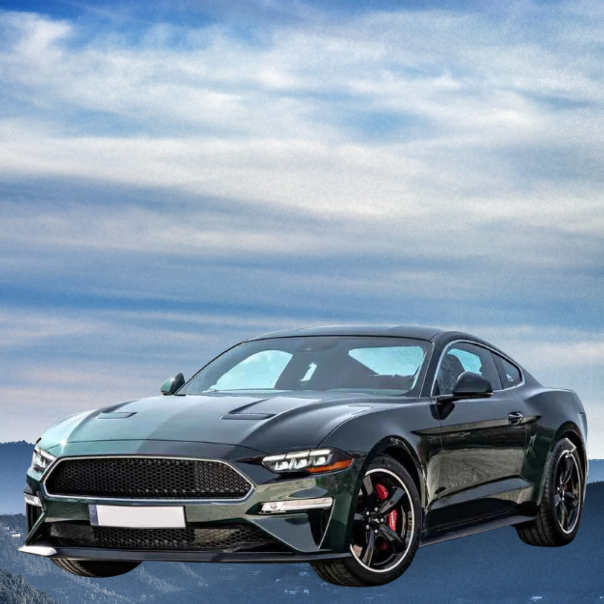 Mustang White Headlights 2018-23