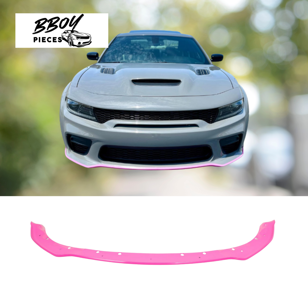 Yellow Lip guard protector for Charger Wide Body — BBOY Pieces