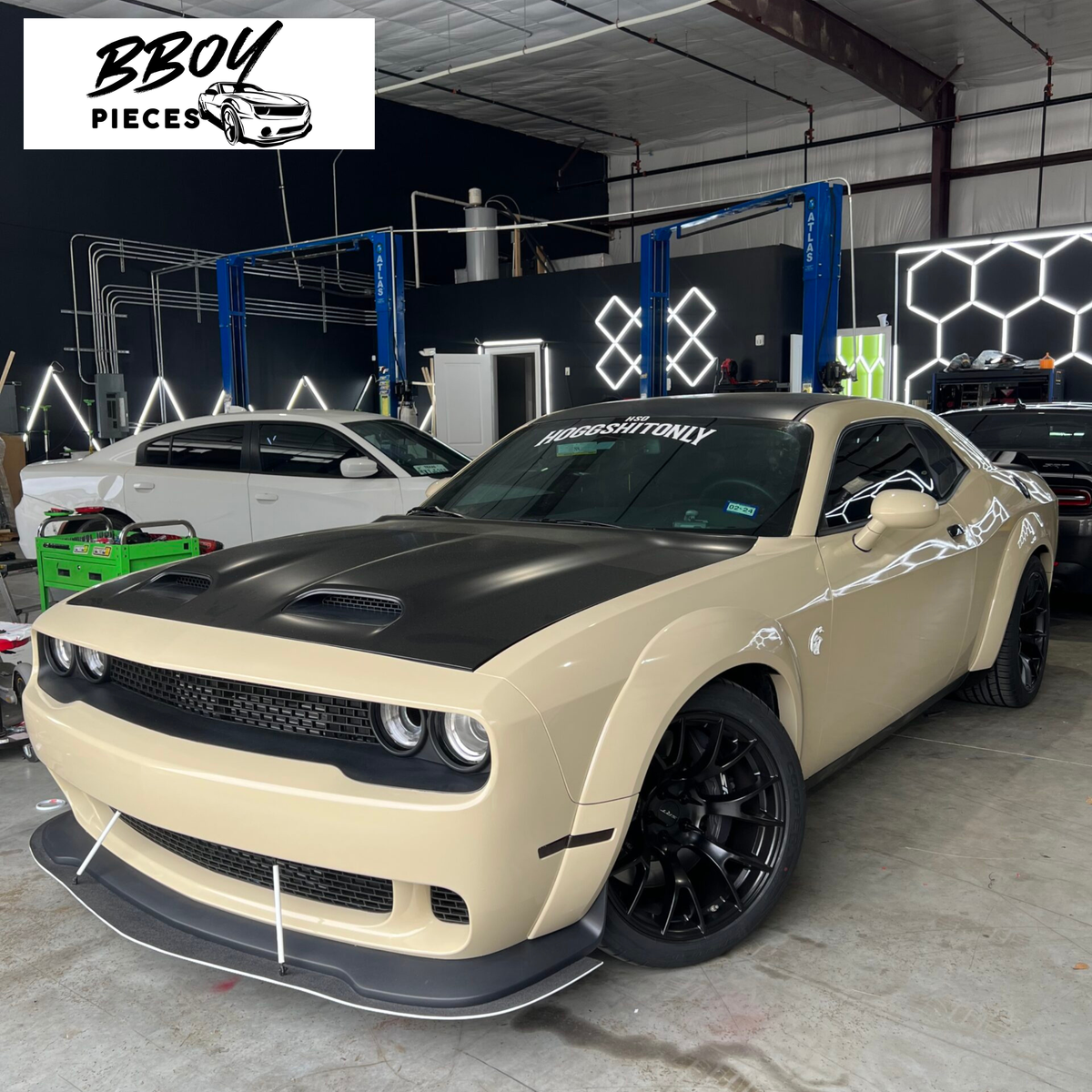 Original Hellcat Style Widebody Matte Silver Wheel Rims (20″x11″, -2.5 Offset, 5×115 Bolt Pattern — BBOY Pieces