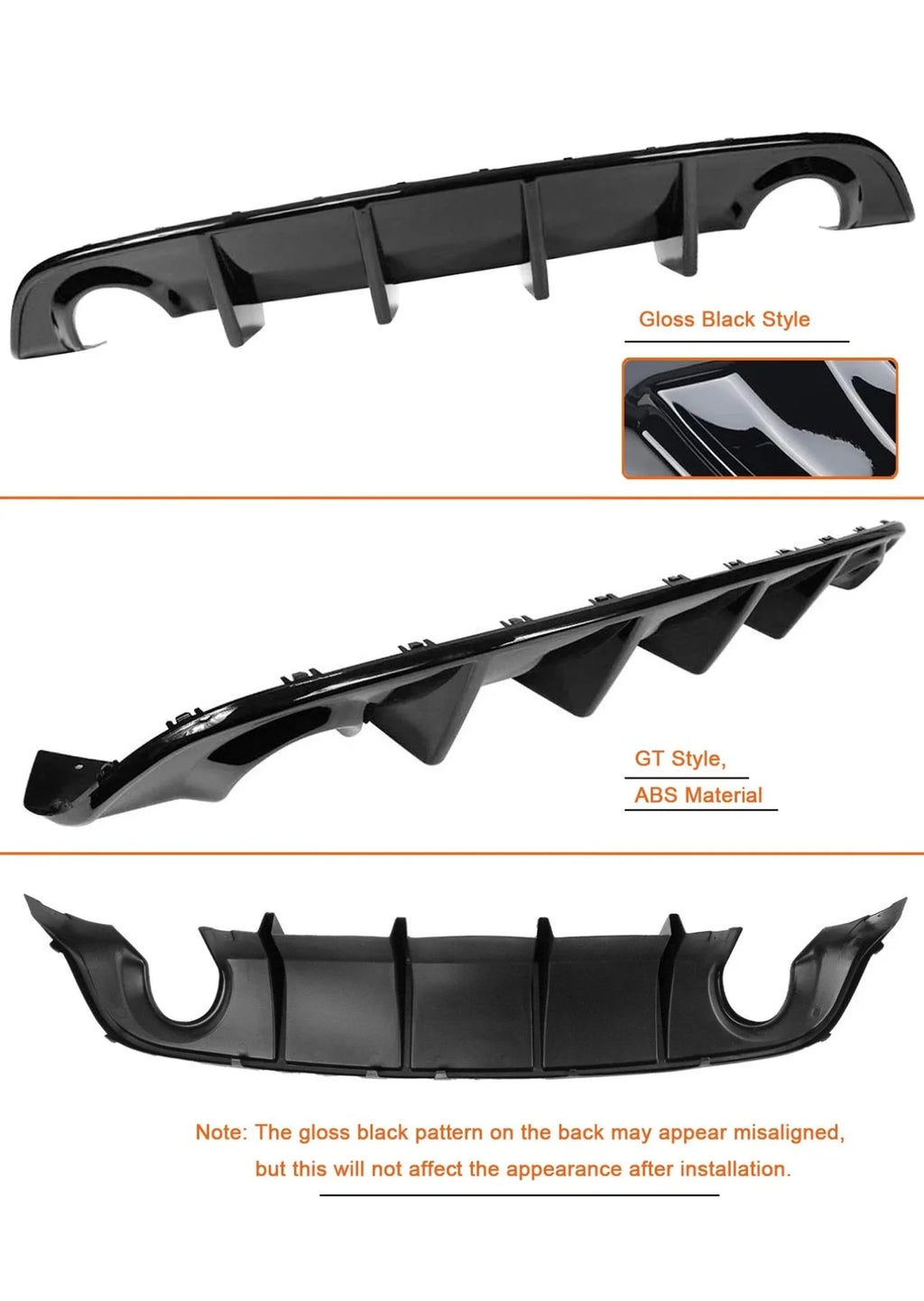 Charger Slimbody Rear Diffuser