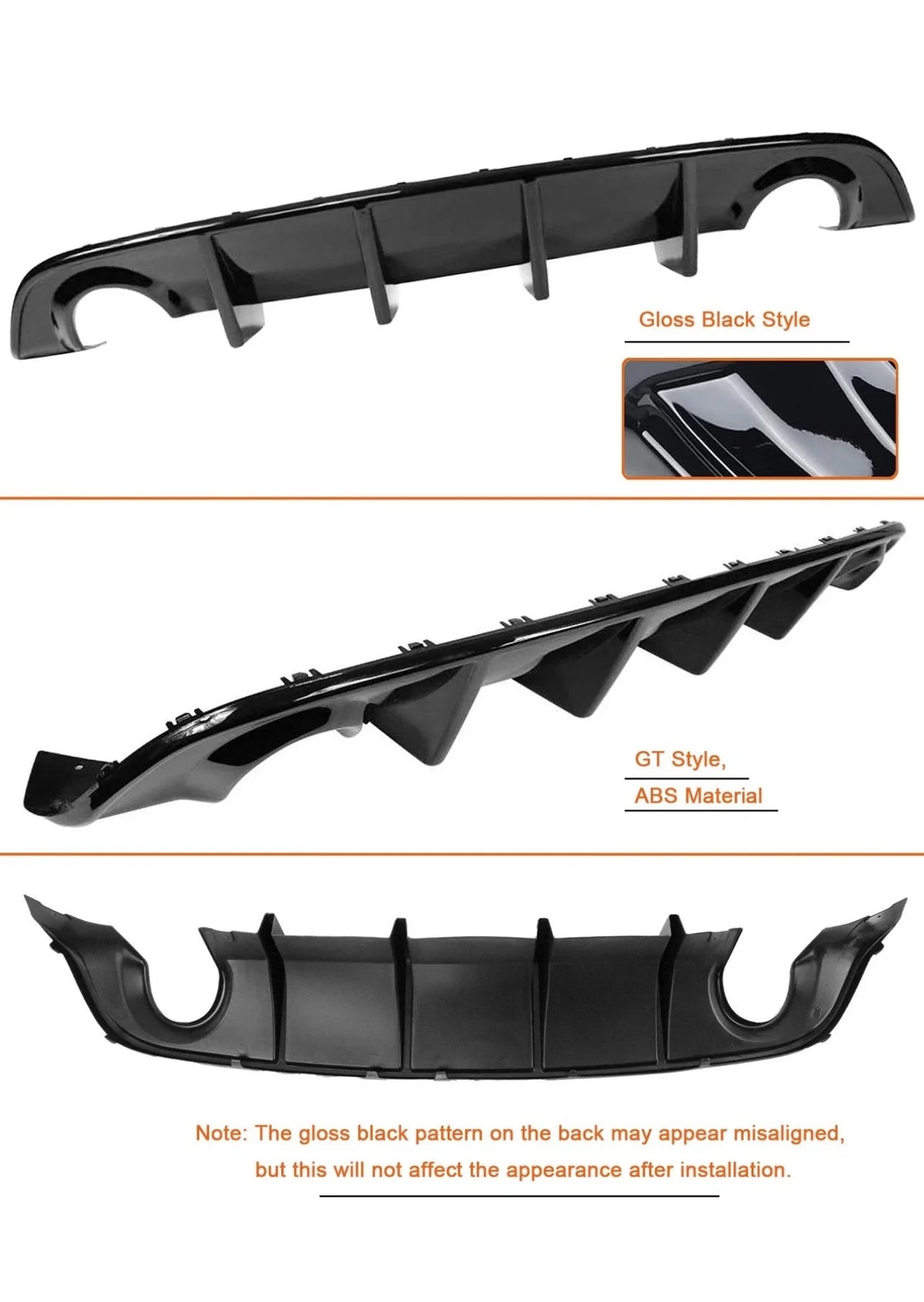 Charger Slimbody Rear Diffuser