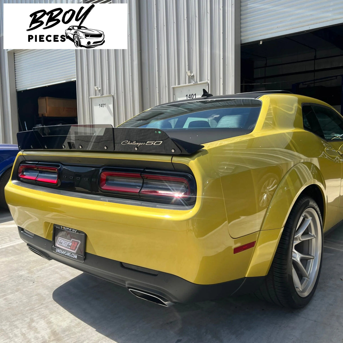 BBOY Pieces — Challenger 2 Piece Wickerbill for Pre-existing trunk spoiler