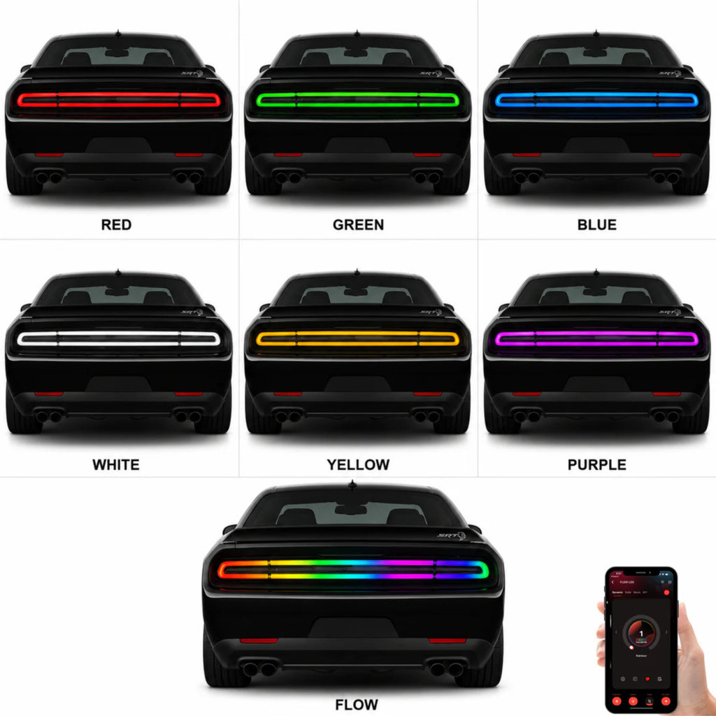 Challenger Flow Series Multicolor Tail Lights 2015-2023