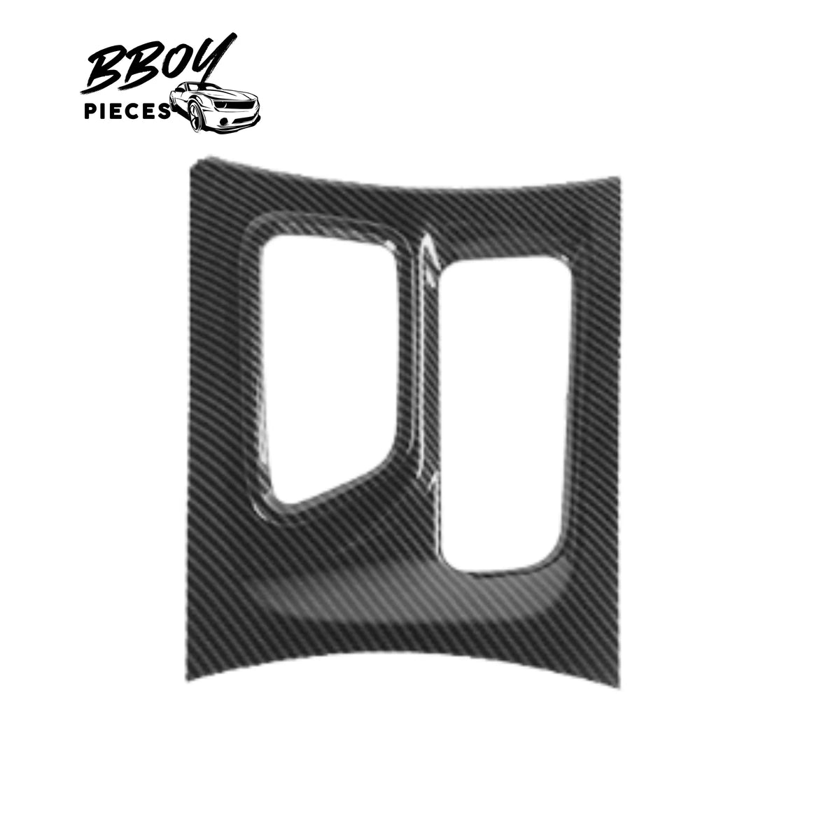 BBOY Pieces — Dodge Charger 2015+ Carbon Fiber Look - Shifter Panel Trim Cover Piece