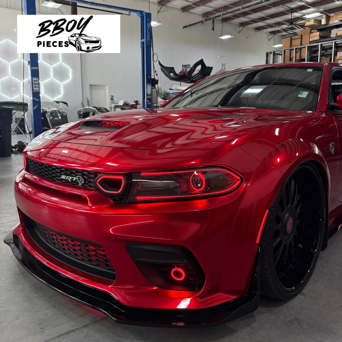 BBOY Pieces — 2015–2023 Charger Solid RGB + Flow Pattern Fog Lights (Universal) – Bluetooth