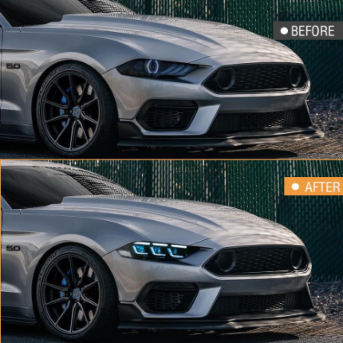 Mustang RGB Headlights 2024-25