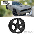 BBOY Pieces — 5 Spoke Style Matte Black Wheel Rims (20″x9.5″)