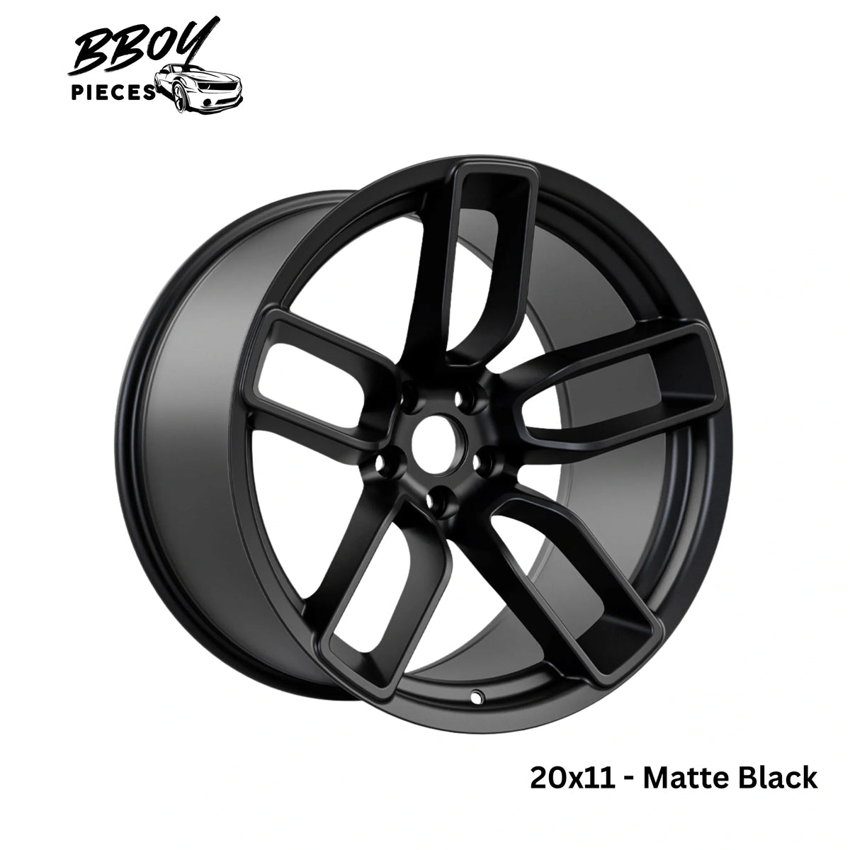 BBOY Pieces — Coffin Style Wheel Rims (20″x11″, -2.5 Offset, 5×115 Bolt Pattern