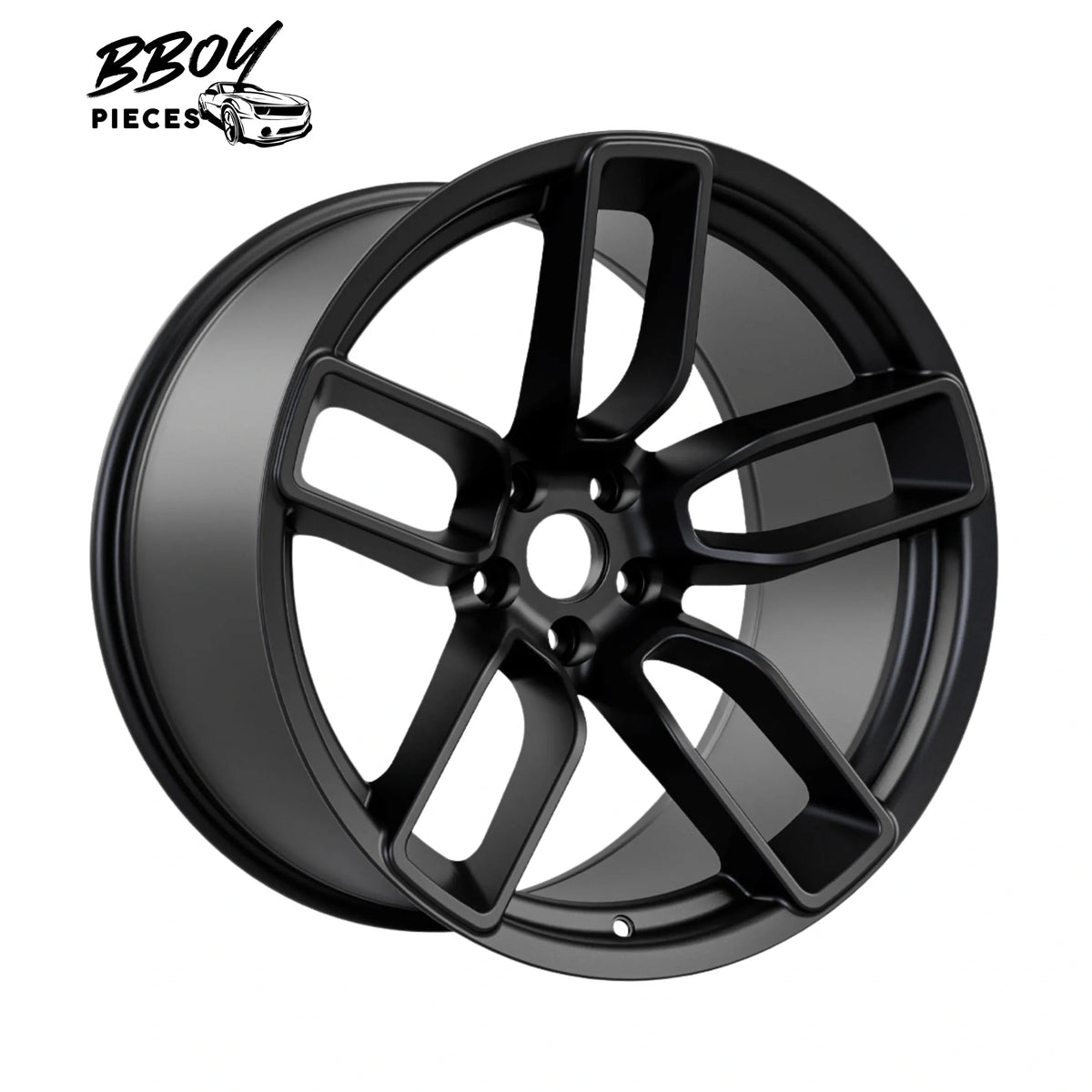 BBOY Pieces — Coffin Style Wheel Rims (20″x11″, -2.5 Offset, 5×115 Bolt Pattern