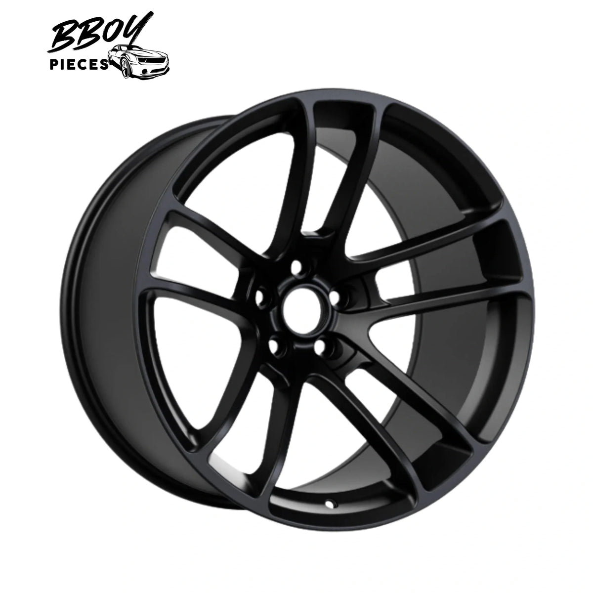 BBOY Pieces — Jeep/Durango Widebody Hellcat 2 Style Matte Rims (20"x11") -6 Offset