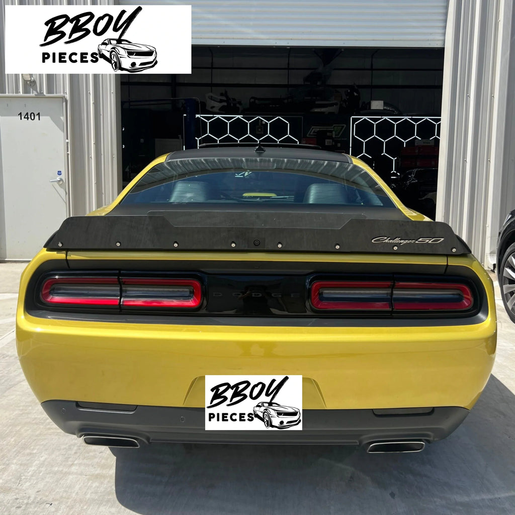 BBOY Pieces — Challenger 2 Piece Wickerbill for Pre-existing trunk spoiler