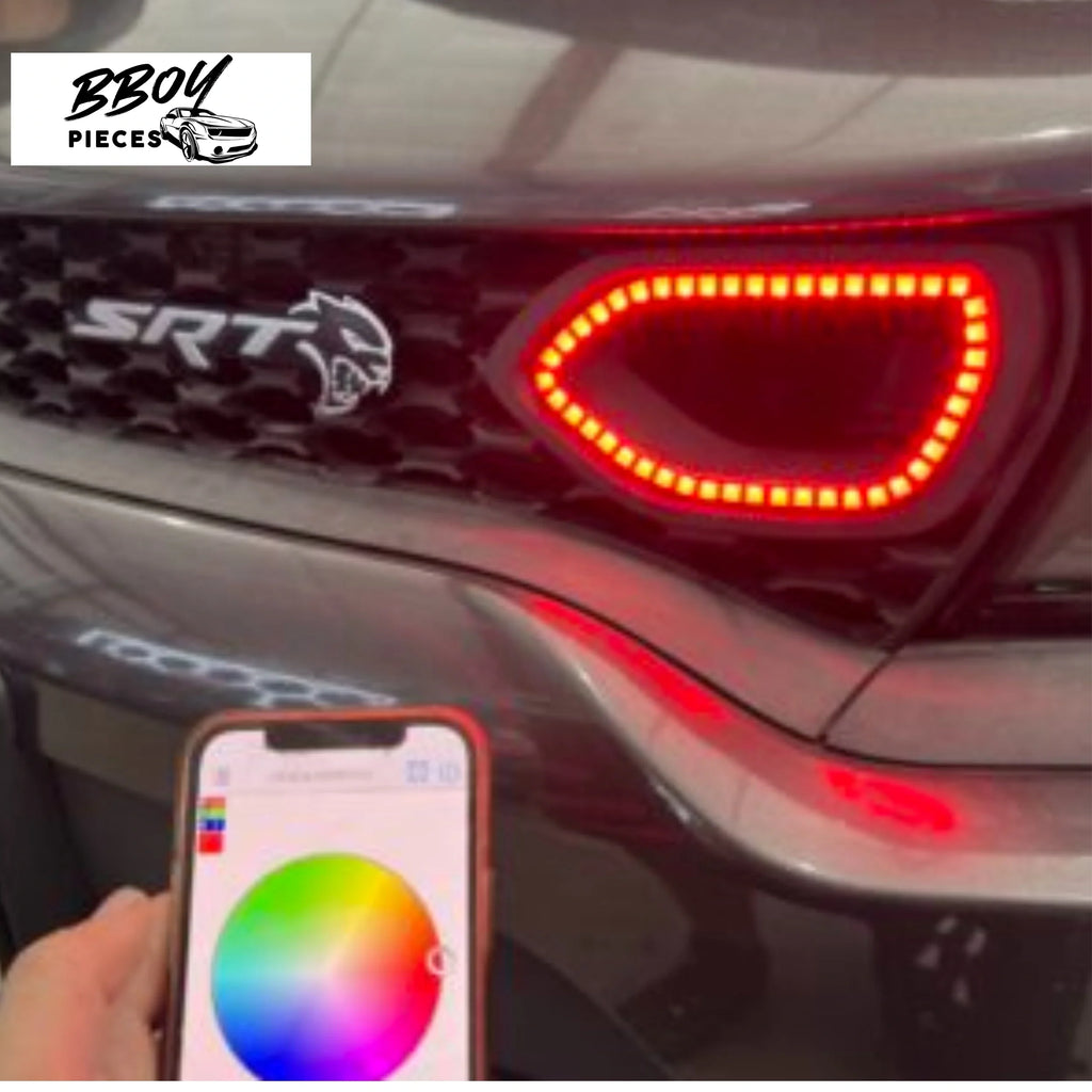 BBOY Pieces — Dodge Charger RGB Led Snorkel Inserts-Bluetooth solid Color + Flow