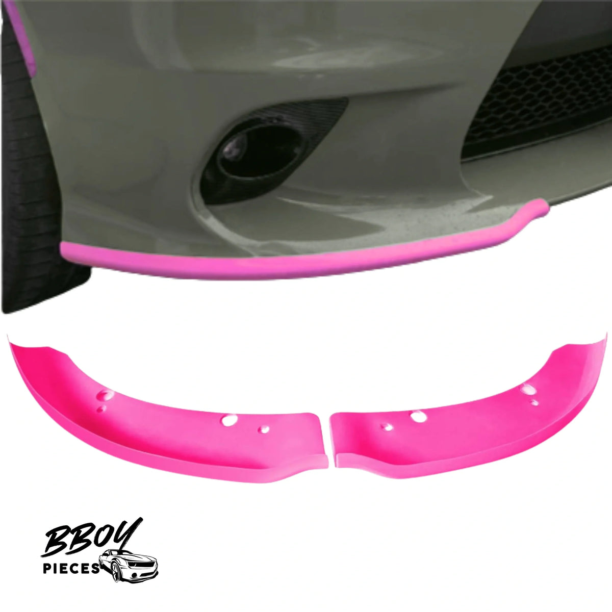 BBOY Pieces — Lip Splitter guard protectors for Charger Slimbody R/T, Scatpack bumper